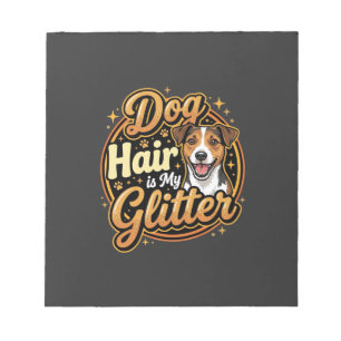 Bloc-note Les poils de chien sont mon paillettes Amoureux de