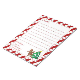 Bloc-note Lettres au Père Noël