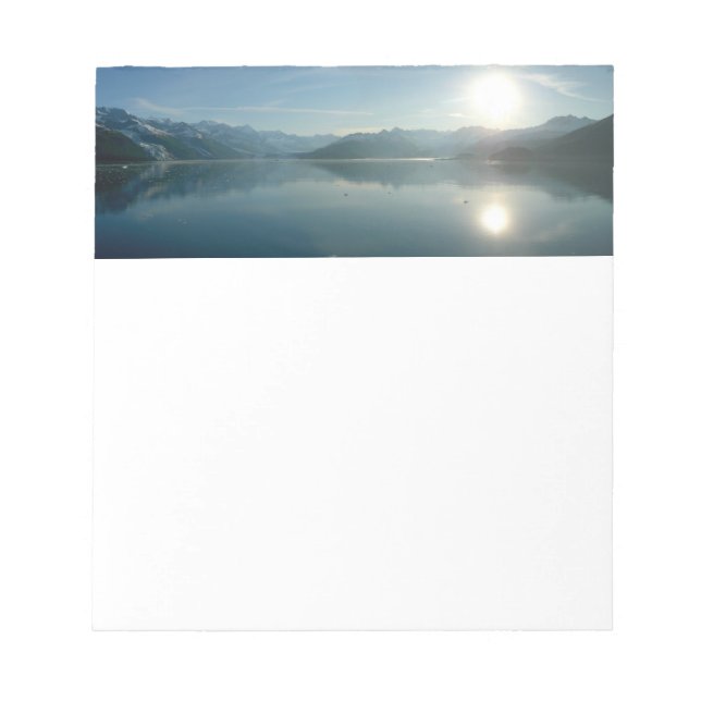 Bloc-note Lever de soleil sur College Fjord Alaska Photograp (Devant)