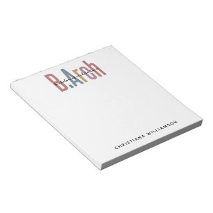 Bloc-note Licence en architecture personnalisée