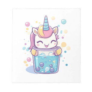Bloc-note Licorne de Bubble Tea (1)