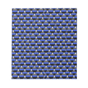 Bloc-note Ligne bleue mince