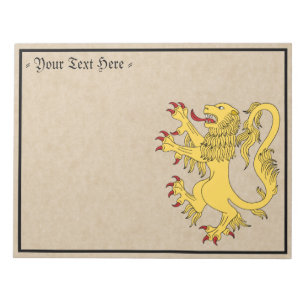 Bloc-note Lion Rampant