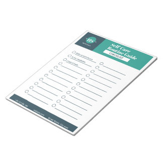Bloc-note Liste de contrôle du guide de routine SelfCare