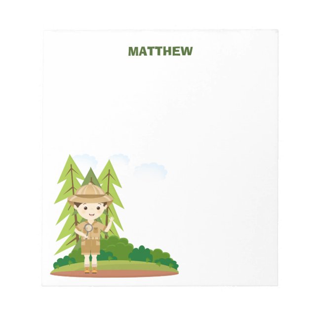 Bloc-note Little Explorer (Devant)