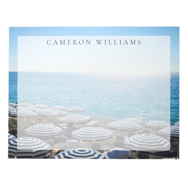 Bloc-note Littoral | Côte d'Azur, Nice France (Devant)