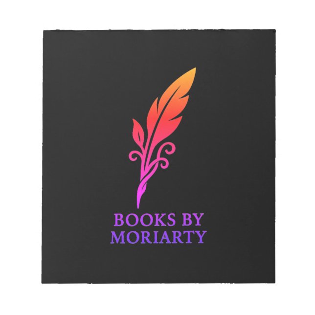 Bloc-note Livres Par Moriarty note pad ombre (Devant)