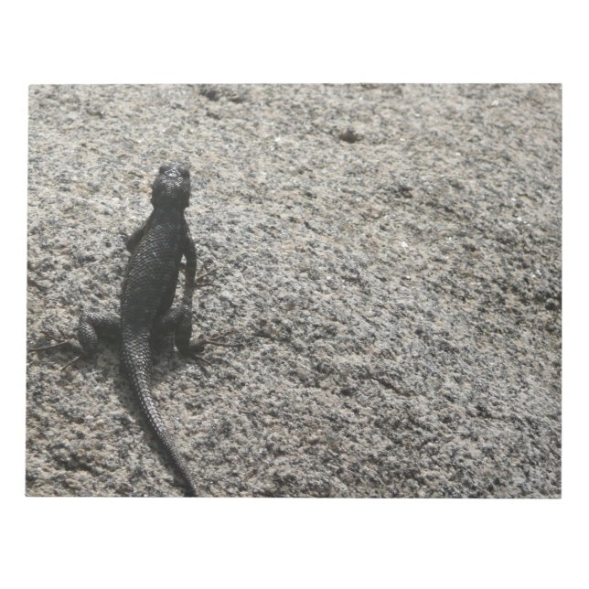 Bloc-note Lizard noir (Devant)