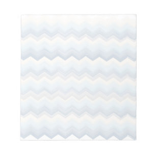 Bloc-note L'océan ombrage l'aquarelle Chevron