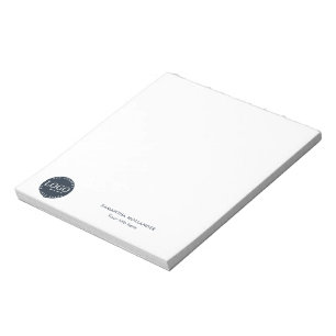 Bloc-note Logo d'entreprise Bureau des employés d'entreprise