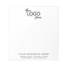 Bloc-note Logo d'entreprise moderne