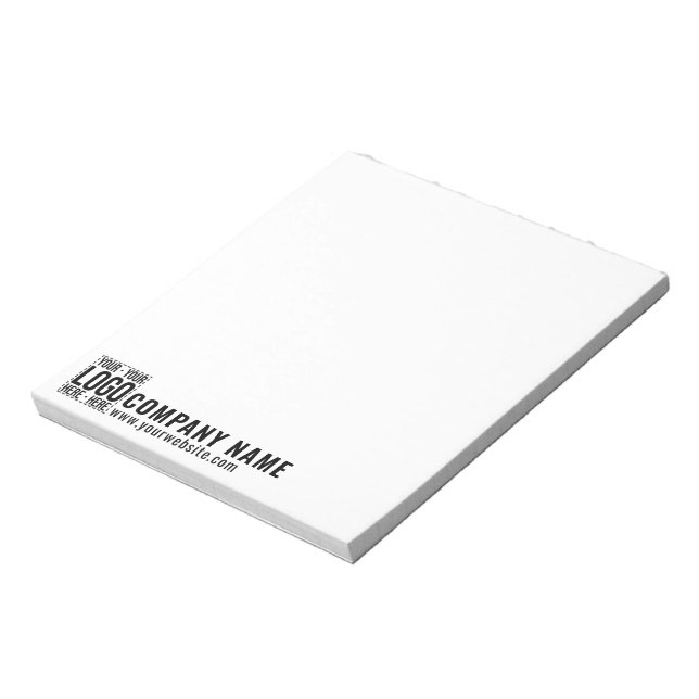 Bloc-note Logo d'entreprise personnalisé Entreprise Cool mod (Tourné)