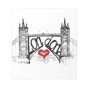 Bloc-note Londres avec amour