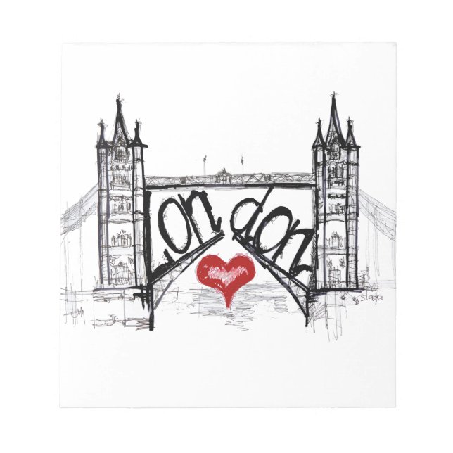 Bloc-note Londres avec amour (Devant)