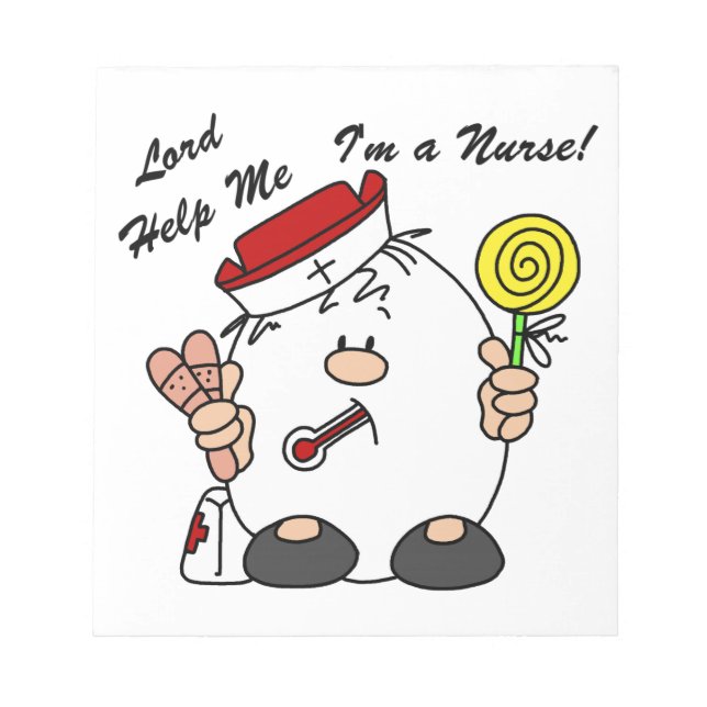 Bloc-note Lord Aidez-moi Je suis infirmière (Devant)