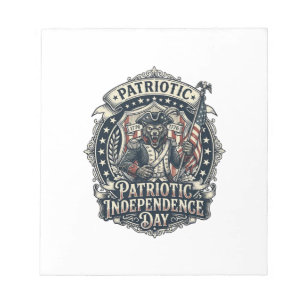 Bloc-note Loup-garou patriotique Patriote Horreur Monstre Pa