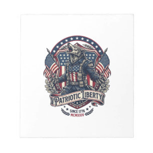 Bloc-note Loup-garou patriotique Patriote Horreur Monstre Pa