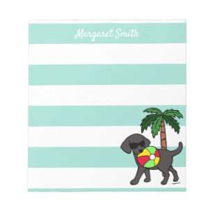 Bloc-note Lunettes de soleil noires fraîches de Labrador