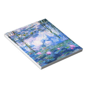 Bloc-note Lys d'eau rose Monet