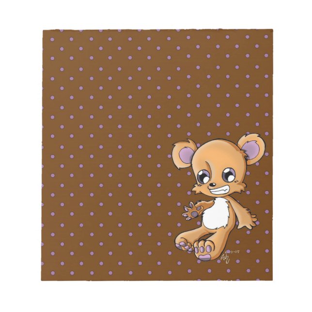 Bloc-note M. Teddy (Devant)