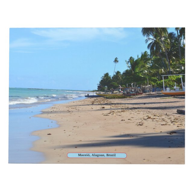 Bloc-note Maceió, Alagoas, Brésil (Devant)