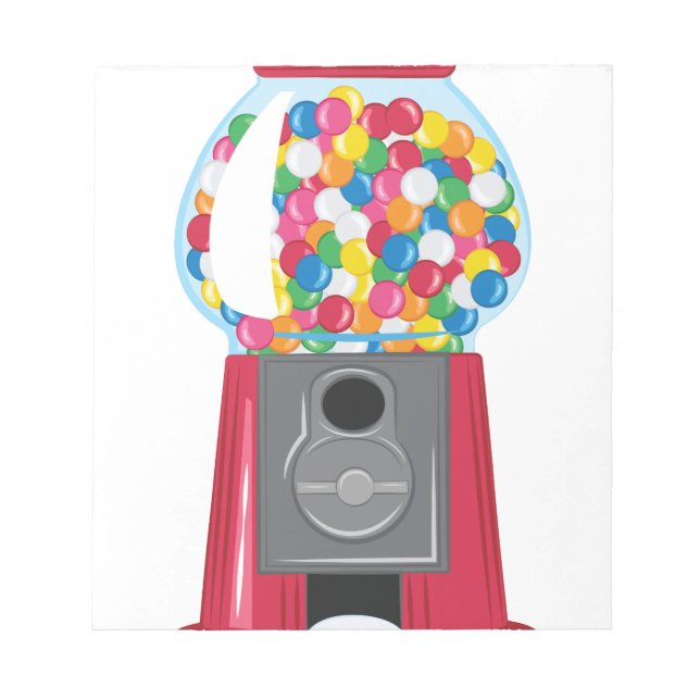 Bloc-note Machine à gumball (Devant)