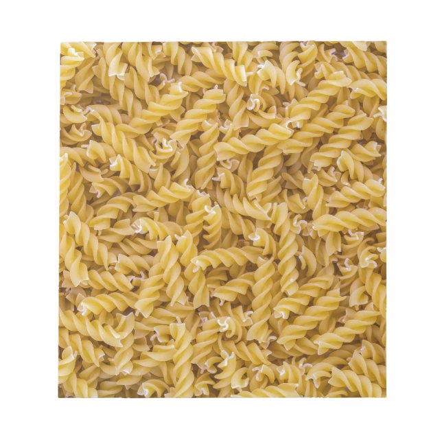 Bloc-note Macro pasta Fusilli en tant que structure arrière  (Devant)