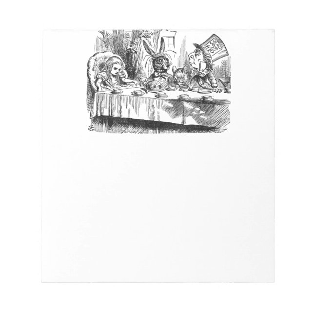 Bloc-note Mad Hatter (Devant)