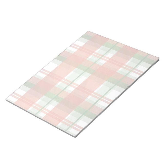 Bloc-note Madras Plaid Noël (Incliné)
