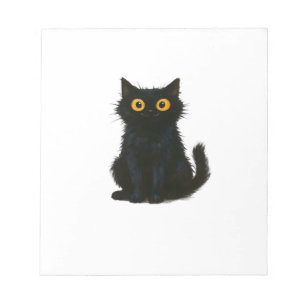 Bloc-note Magie de chat noir � Art de chat Halloween mignon 