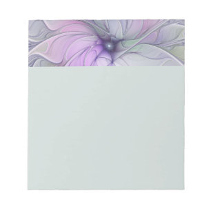 Bloc-note Magnifique beauté moderne abstraite fleur d'art fr