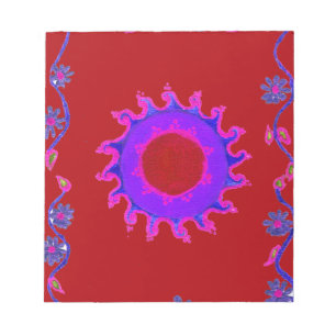 Bloc-note Magnifique Inde extraordinaire Motif Mendi Art Des