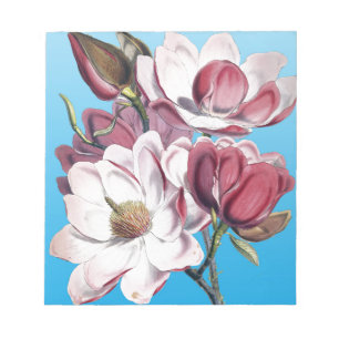 Bloc-note Magnolia sur le bleu