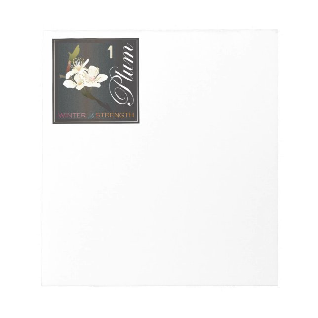 Bloc-note Mah Jongg Winter (Devant)