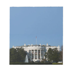 Bloc-note Maison Blanche de Noël pour les Fêtes Washington D