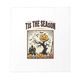 Bloc-note Maison Hantée Halloween Fantôme C'est La Saison_1
