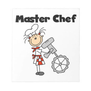 Bloc-note Maître Chef - Femme