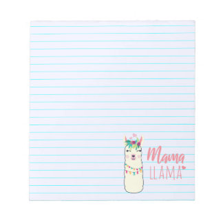 Bloc-note Mama Llama