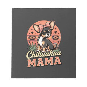 Bloc-note Maman Chihuahua mignonne noeud Chien Maman