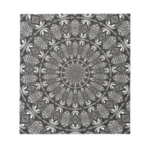 Bloc-note Mandala monochrome