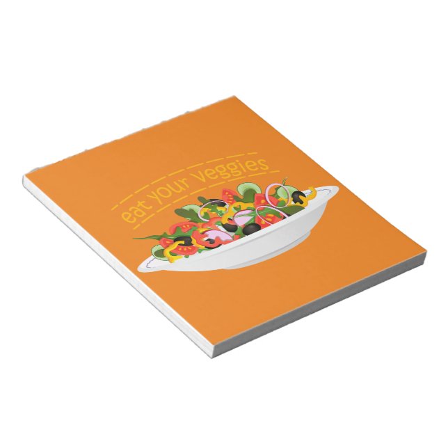 Bloc-note Mangez vos Légumes Citer salade fraîche mélange bo (Incliné)