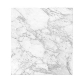 Bloc-note Marbre blanc