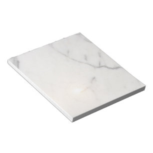 Bloc-note Marbre blanc