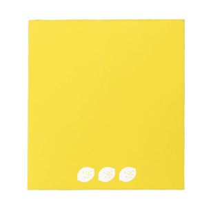 Bloc-note Marine Blue Lemon Art - Refresh Citrus Design