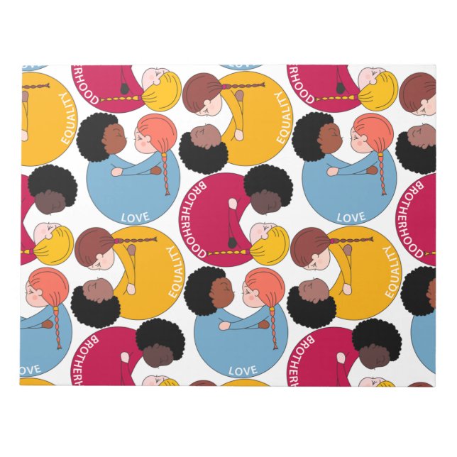 Bloc-note Martin Luther King jour, fraternité et égalité (Devant)