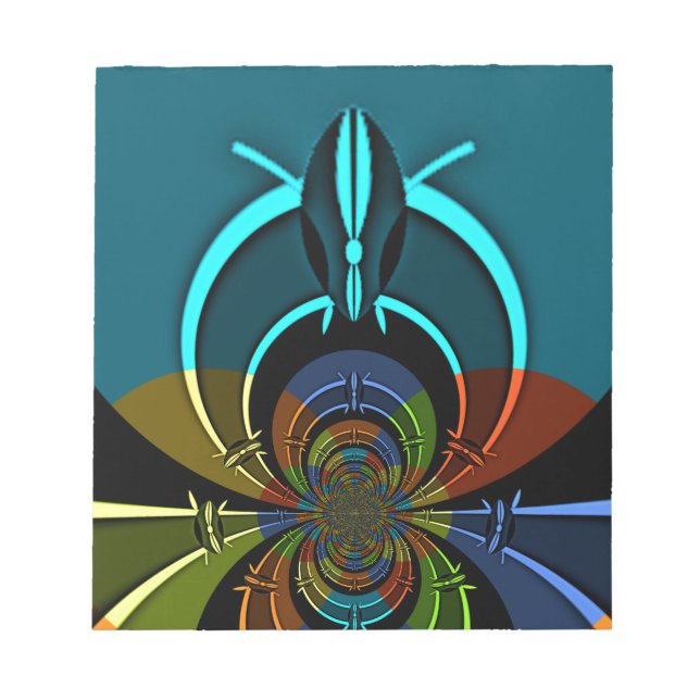 Bloc-note Masaï couleurs Hakuna Matata (Devant)