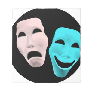 Bloc-note Masques de comique