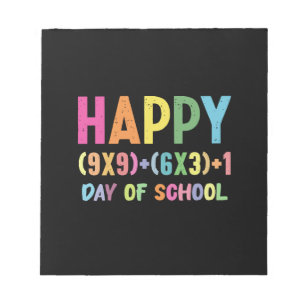 Bloc-note Math Formula 100 Jours D'École Drôle Enseignant Ma