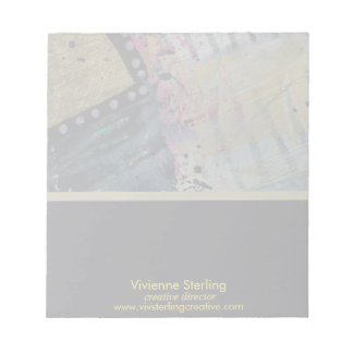 Bloc-note Médias mixtes minimalistes élégants professionnels