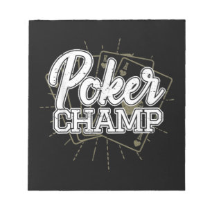 Bloc-note Meilleur Jeu de cartes de Poker Joueur de Poker